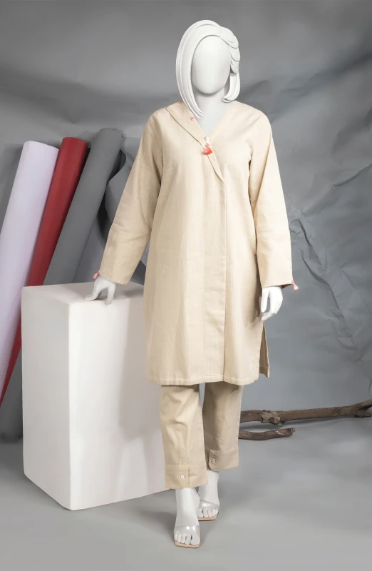 WINTER'24 CROSS HATCH WOMEN STITCHED 2PC SUIT