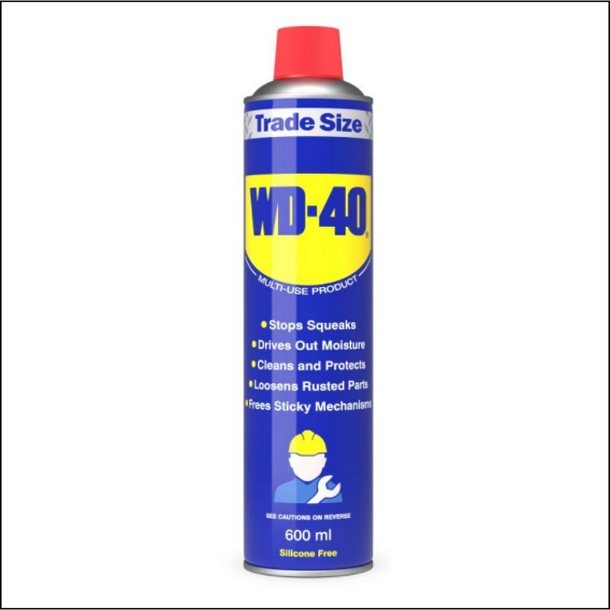 WD40 Spray 600ml Trade Size – Multi use Rust Removing Product