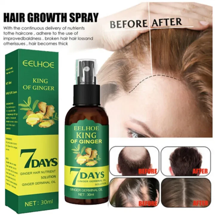 Days spray Hair Growth Germinal Serum Oil Natural Hair Treatment Effective Fast Growth Hair Care 30ML