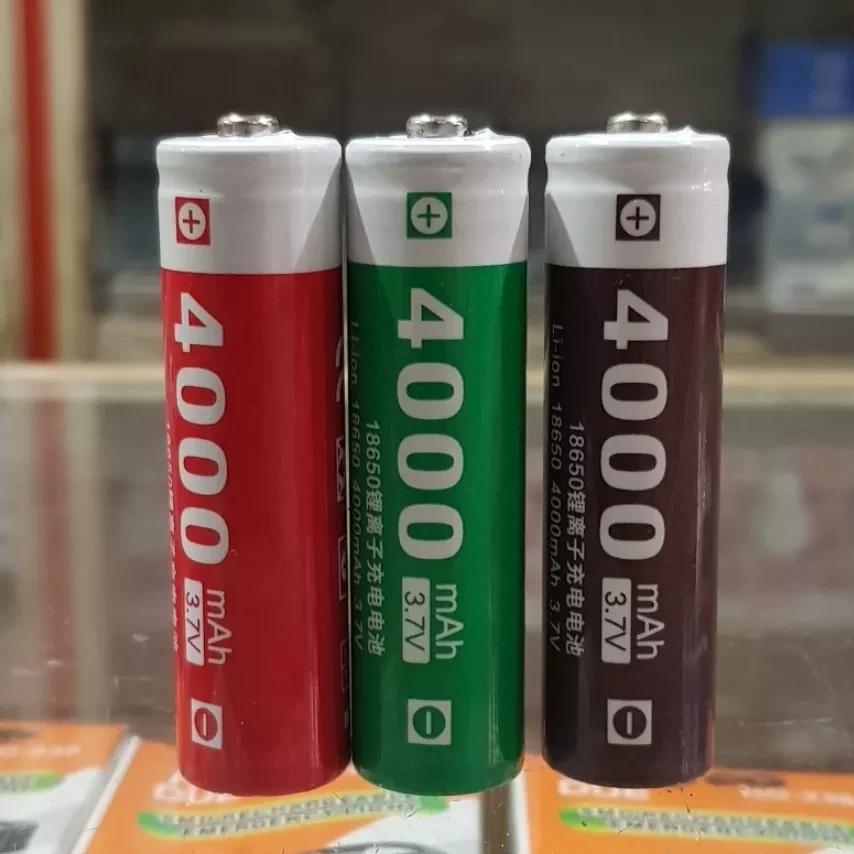 New 1 Pcs 18650 Battery 3.7V 4000 mAh ATS Lithium Rechargeable Battery For