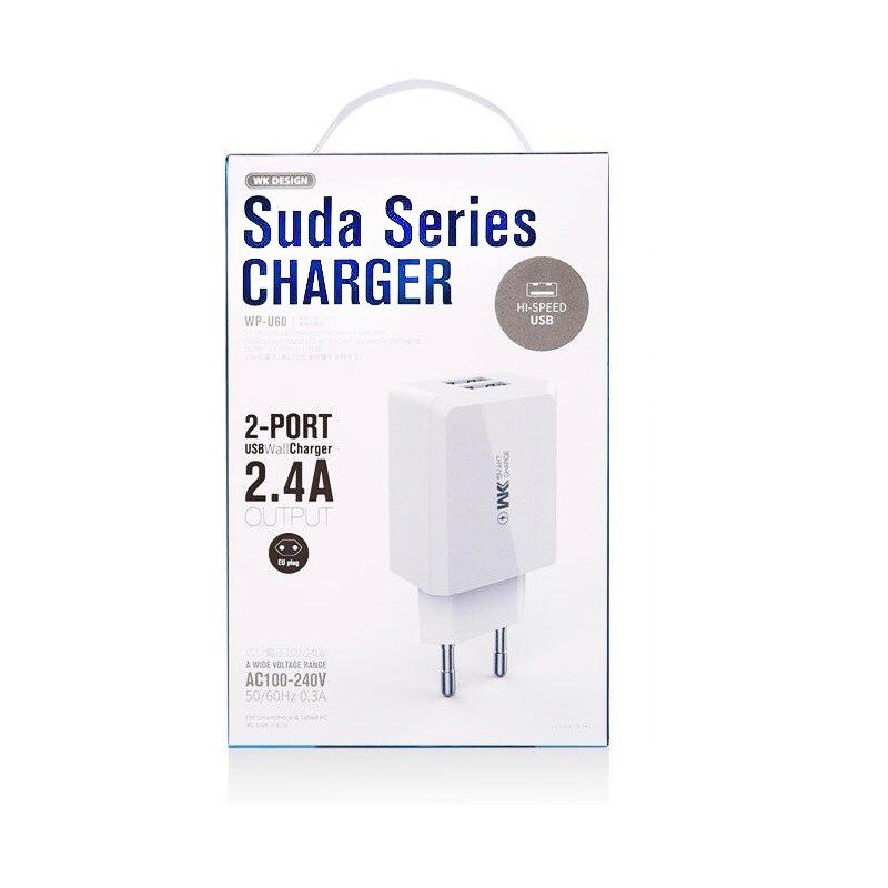 Remax Wp-U60 USB Charger 2.4A 2 Port