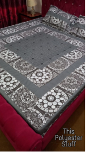 Bedsheet Cotton Satan Double Bedsheet Best Export Quality 3 Piece Embroidery Bedsheet Wash warranty