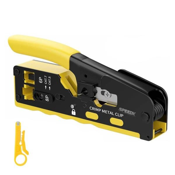 SPEEDX HT-718 CAT7 RJ45 Crimping TOOL WITH CUTTER