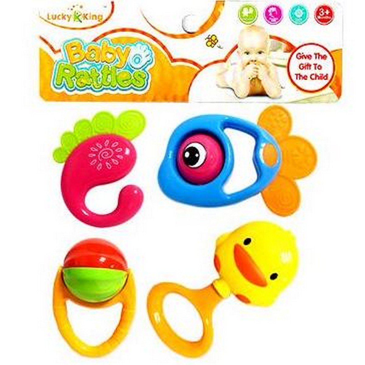 Rattle Set 4 PCS