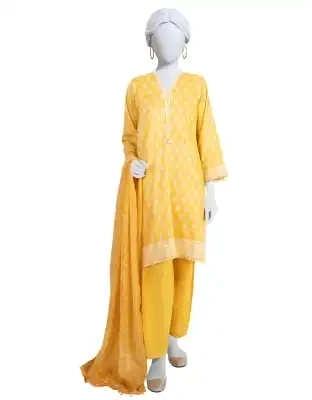 Junaid Jamshed Lawn 3 Piece Unstitched Suit for Women JLAWN-S-23-202 Star