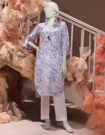 MULTICOLOR CAMBRIC PRINTED UNSTITCHED 1PC