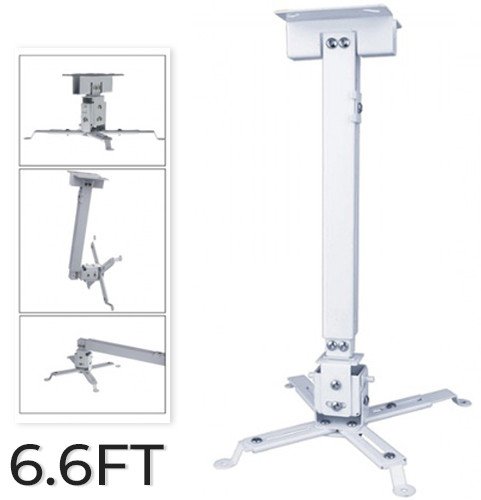 PROJECTOR CEILING MOUNT KIT HEAVY GAUGE (SQUARE TYPE) STAND 6.6FEET 2M