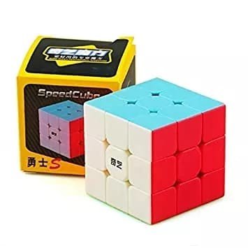 Rubik Cube Stickerless 56mm Qiyi Warrior S Rubiks Cube 3×3 – Magic Speed
