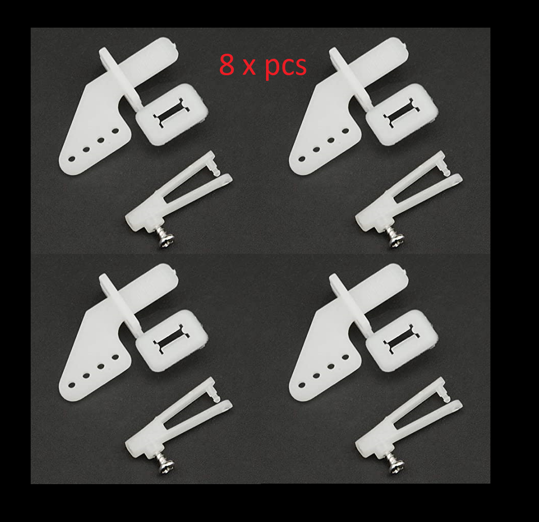 Rc Control Horns with Clevis set 8 Pcs