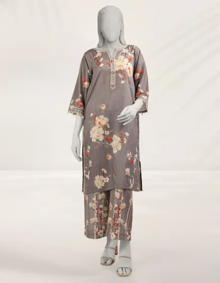 MULTICOLOR DIGITAL PRINTED CAMBRIC UNSTITCHED 2PC