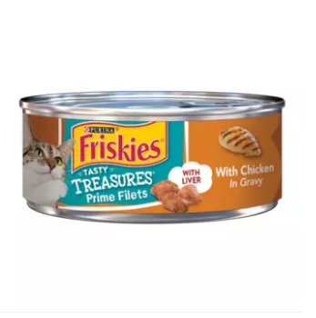 Friskies Tasty Treasure with Chicken & Tuna Gravy 156 gm