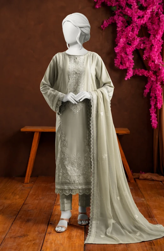 NEW..EMBROIDERED 3PCS UNSTITCHED