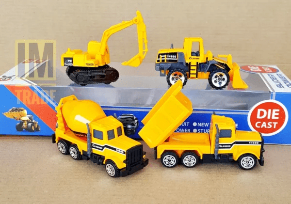 Metal Cars Pack Alloy Box Pack of 4 Pcs Die Cast Metal Car Set Toys For Kids