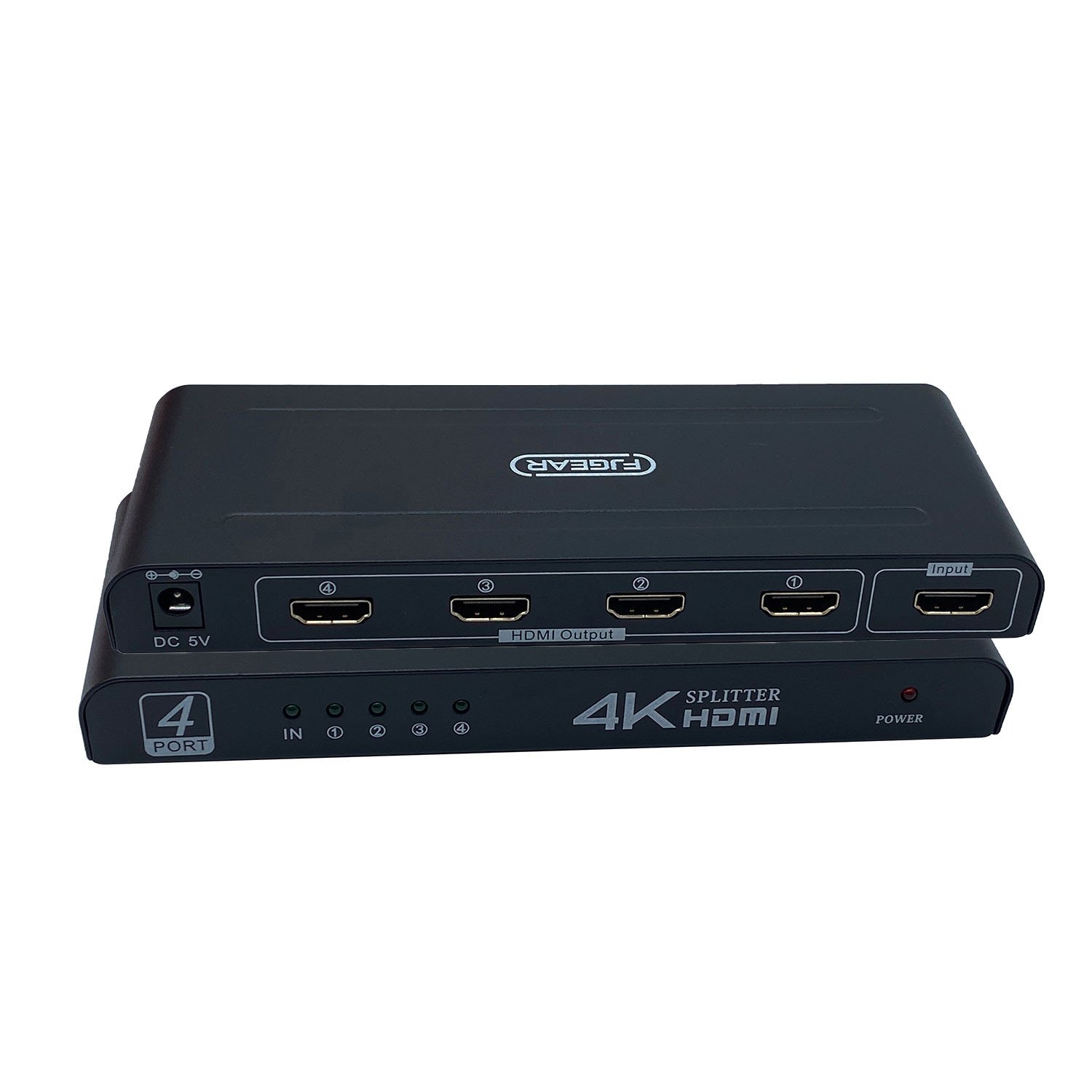 FJGEAR Hdmi Splitter 4 Port 4K 104 Big Size