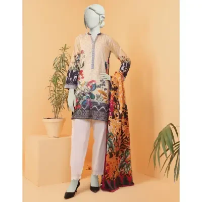 j. Lawn 2 Piece Unstitched Suit for Women