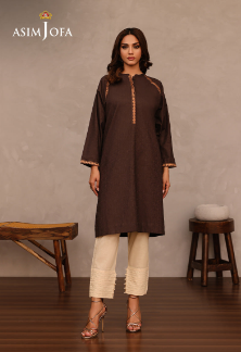 Asim Jofa Stitched Embroidered Dobby 1 Piece For Women and Girls , code: AJPE-53-S