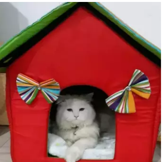 Soft Pet Indoor House For Cats & Puppies (Size = S, M, L)