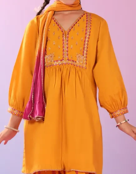 MUSTARD LAWN EMBROIDERED 3PC STITCHEDJGK-S-JGP-25-1581 FB/BLOCK-02