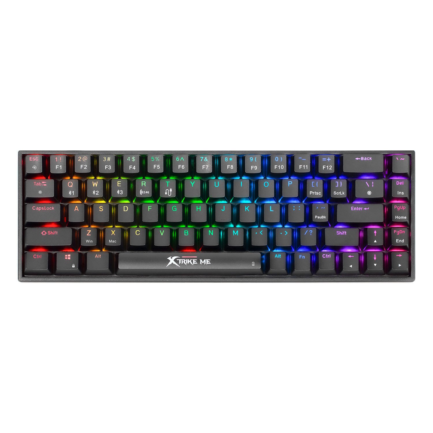 XTRIKE ME GK-994W WIRELESS 2.4G RGB BT GAMING KEYBOARD BLACK