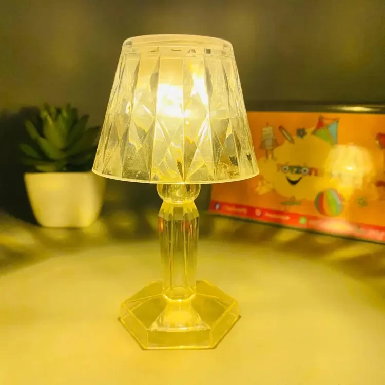 Mini Bedside Crystal Lamp Home Decor Night Lights Table Lamp Warm Ligh LED Night Lamp Sleeping Bedside Lamp Gift for Bedroom