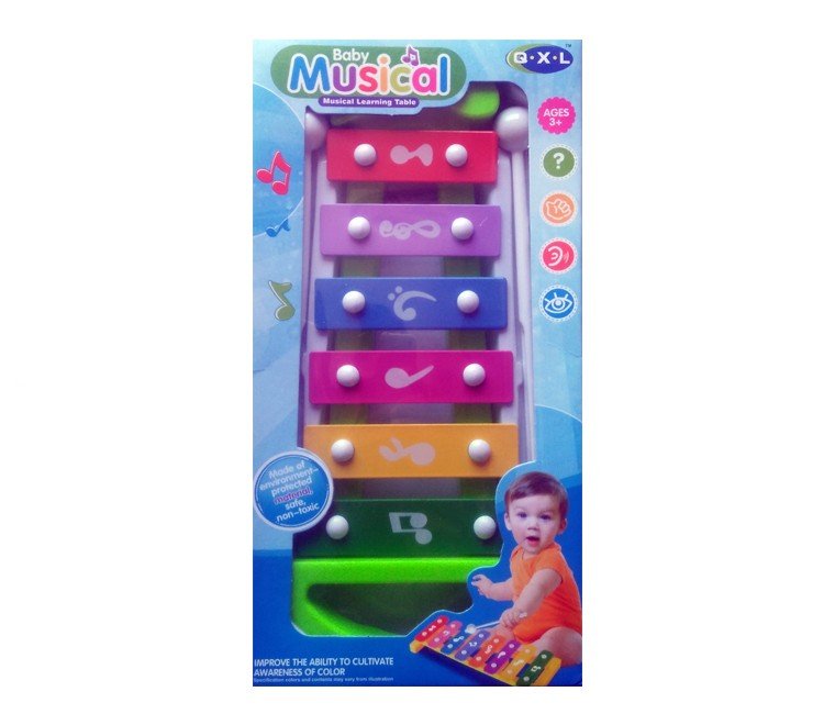 Xylophone piano 6- key music for kids, piano music for kids, Toys For Kids