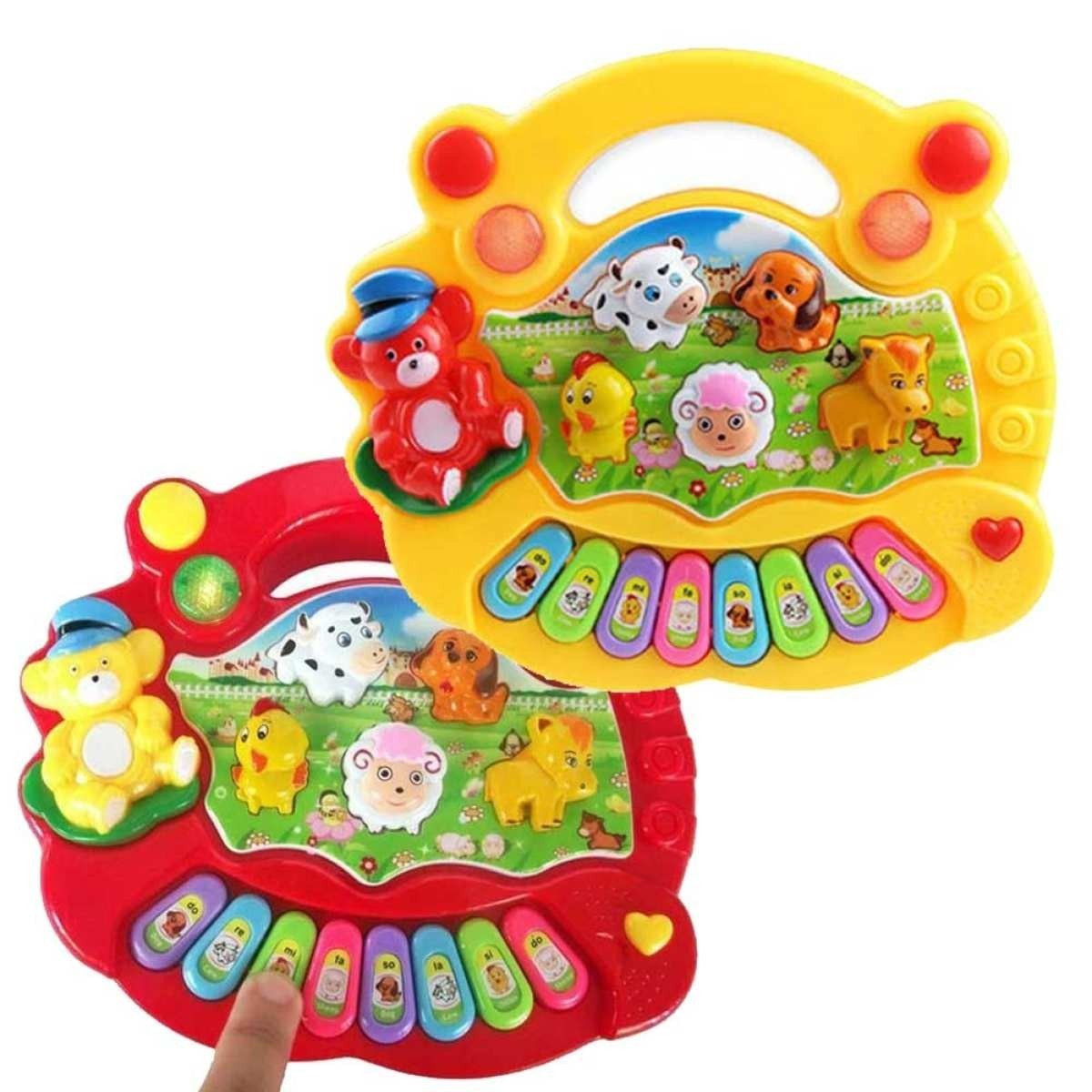 Baby Kids Musical Educational Piano Animal Farm Developmental Music Toys for Children Gift