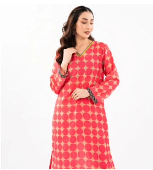 Maahru - Dress For Women - 2 PC Stitched Shirt & Trouser - Flora-cent