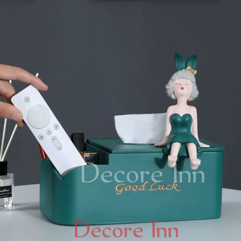 Cute Girl Tissue Roll and Multipurpose Holders