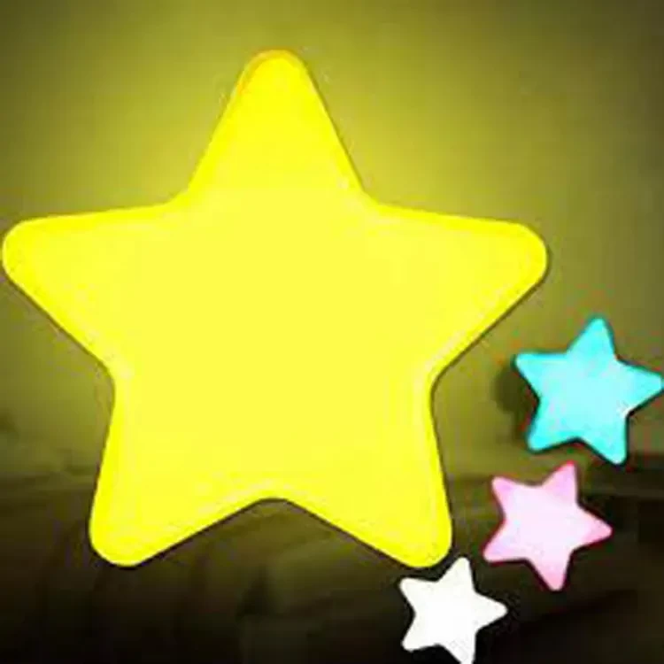 Star-shaped Night Light Sensor Control LED Lamp EU/US Plug Novelty Bedroom Sleep Light Children Bedroom Luminaire Led Nightlight