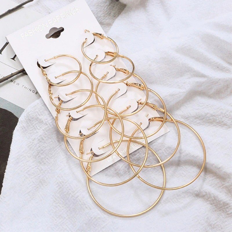 New Style Gold Round Shape Baliyan Golden Complete Set