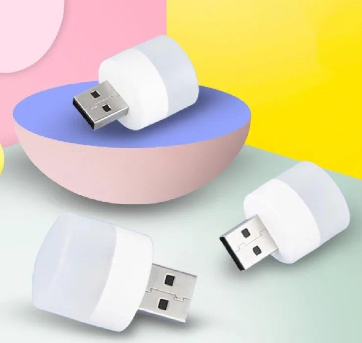 Pack Of 2 – Pocket Mini LED Night Light USB Plug Lamp