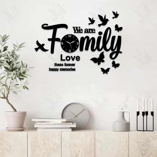 Wall Clocks, Family 3D Wooden Watch DIY