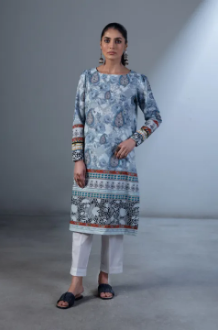 Sapphire Women Stitched - Printed Cambric Shirt