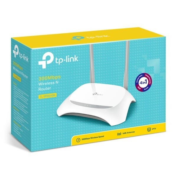 TP Link Router TL-WR840N 300Mbps Wireless N Speed