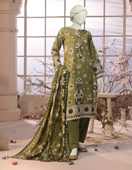 MULTICOLOR KHADDAR PRINTED UNSTITCHED 3PCJJLS-W-JWU-24-1744 FB/SUZANI PHULKARI-1