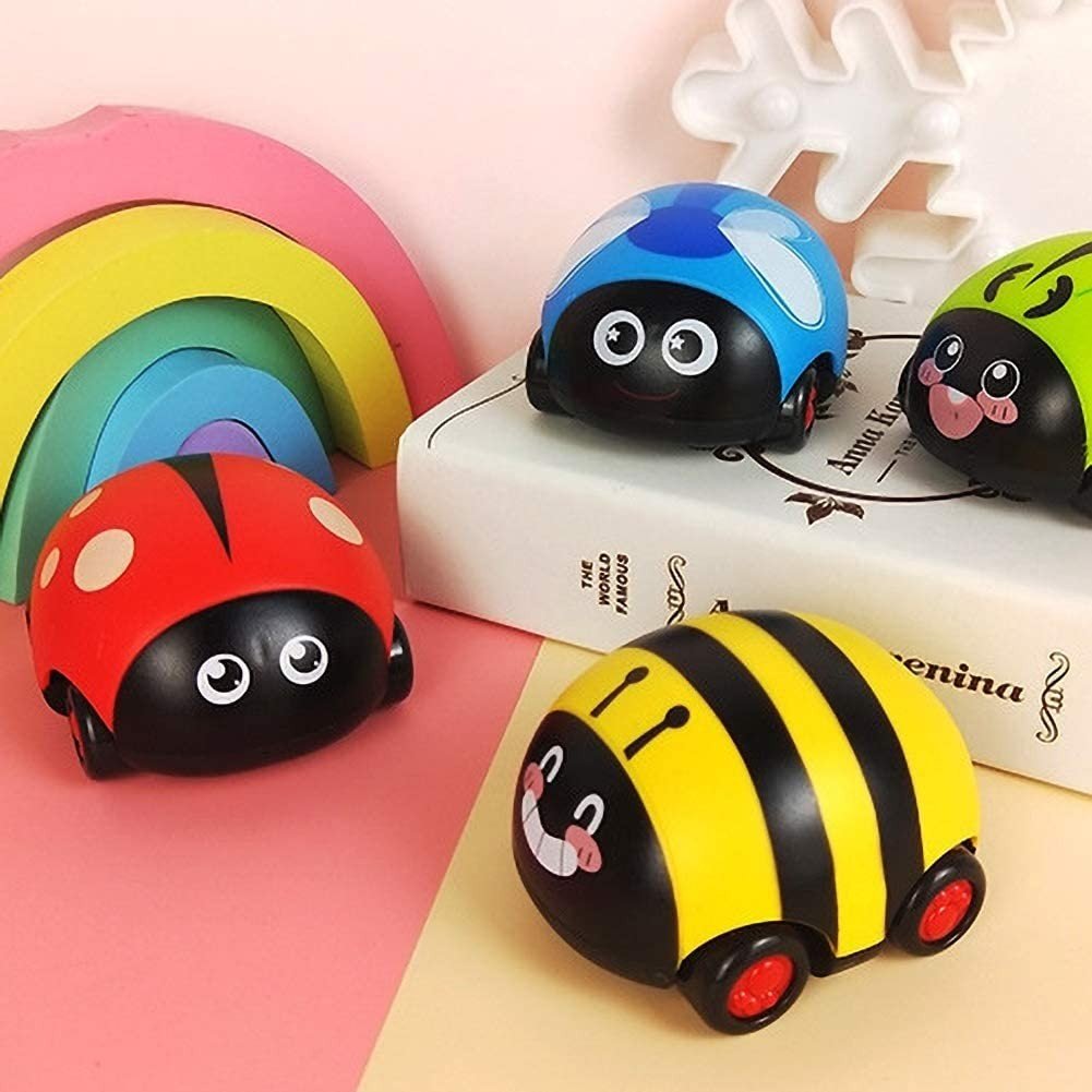 Pull Back Cars Lady bug Insect Toy for Kids 3.3 inches x 2.75 inches 1 Piece