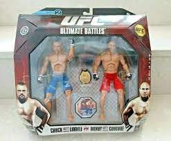 CHUCK LIDDELL VS RANDY COUTURE UFC 57 ULTIMATE BATTLES DUEL ACTION FIGURE SET ACTION FIGURE UFC BATTLE SUPERSTAR FIGURE