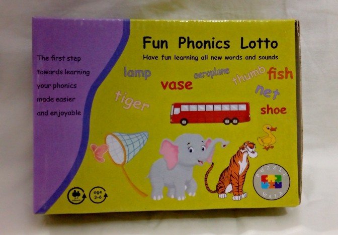 puzzle wala FUN PHONICS lotto board