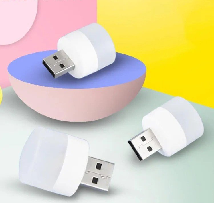 Pack Of 2 – Pocket Mini LED Night Light USB Plug Lamp