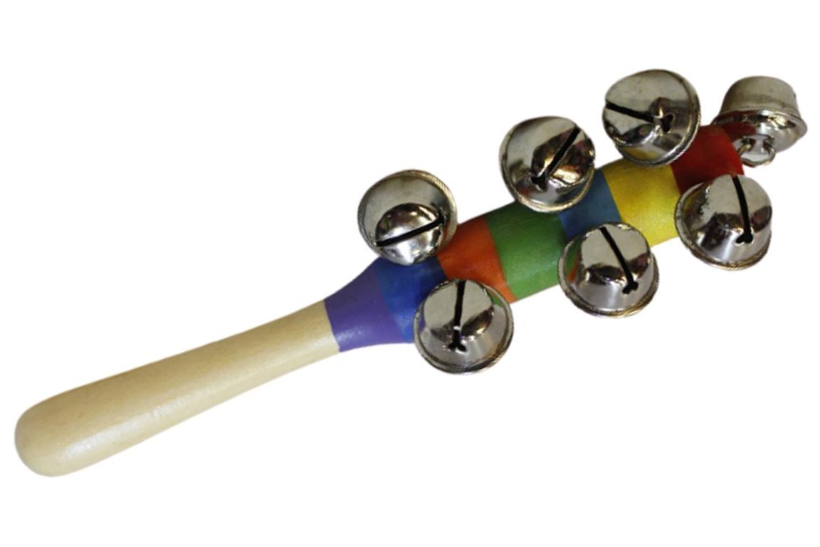 Wooden Rattle With Bell (KC062)