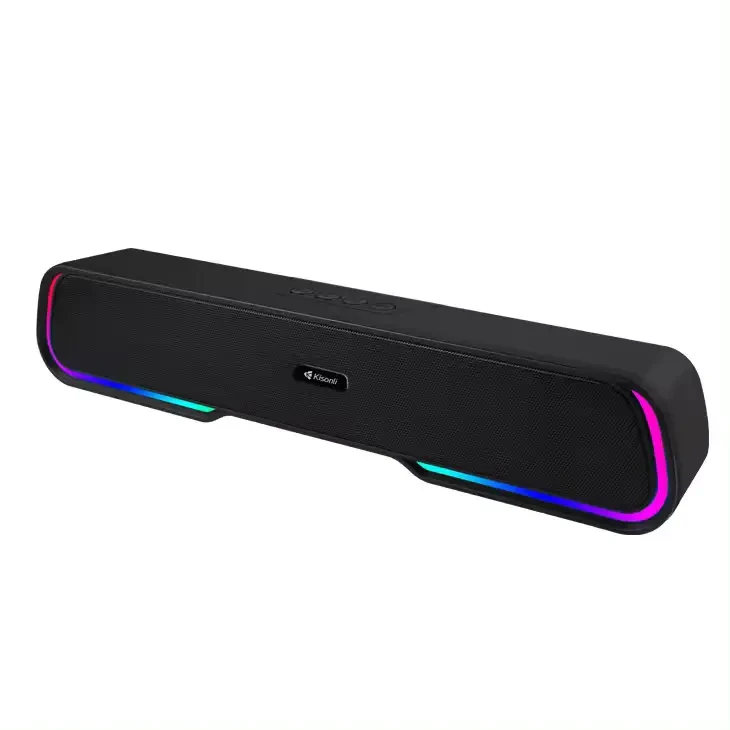 KISONLI LED-913 SOUND BAR BLUETOOTH GAMING COLORFUL LIGHT SPEAKER WITH RGB LIGHT