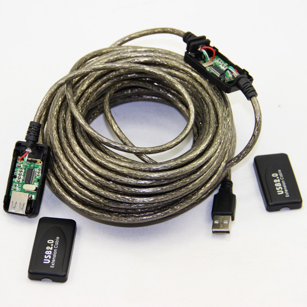 USB EXTENSION MALE TO FEMALE 2.0 WITH IC (IMPORTED CABLE) 15M