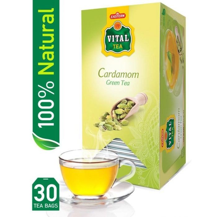 details of Green Tea Elaichi 45gm (30 Tea Bags)