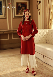 Asim Jofa Stitched Cambric 1 Piece Shirt For Women and Girls , code: AJTC-07-S