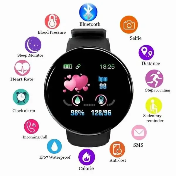 Smart watch D18 Fitness Bracelet