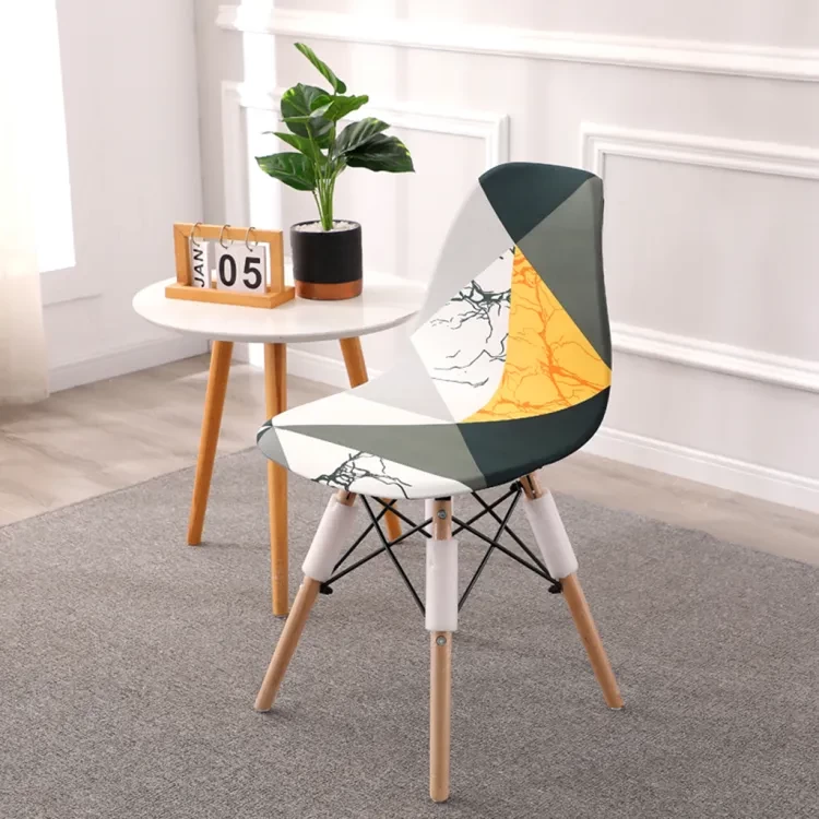 Shell Chair Seat Cover Bar Chair Cover Short Back Seat Covers Weddin…