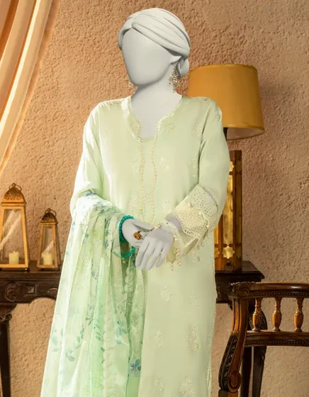 FEROZI LAWN EMBROIDERED 3PC STITCHED | JLAWN-S-25-824