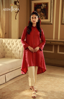 Asim Jofa Stitched Cambric 1 Piece Shirt For Women and Girls , code: AJTC-01-S