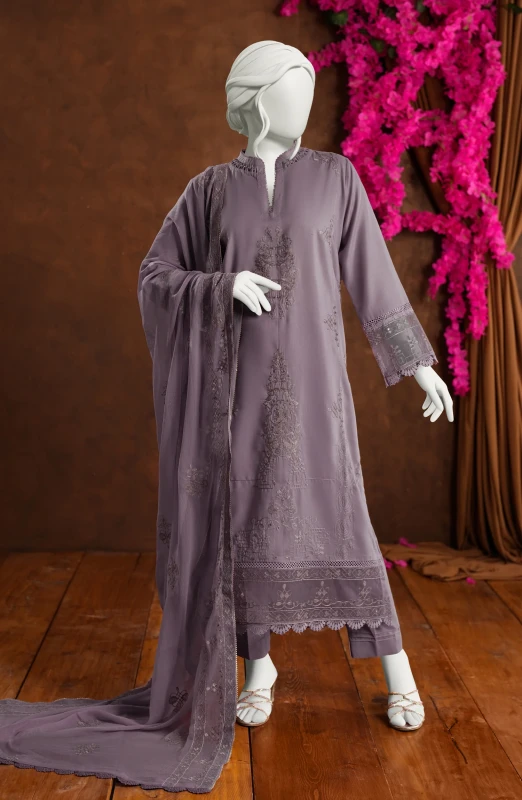 NEW..EMBROIDERED 3PCS UNSTITCHED