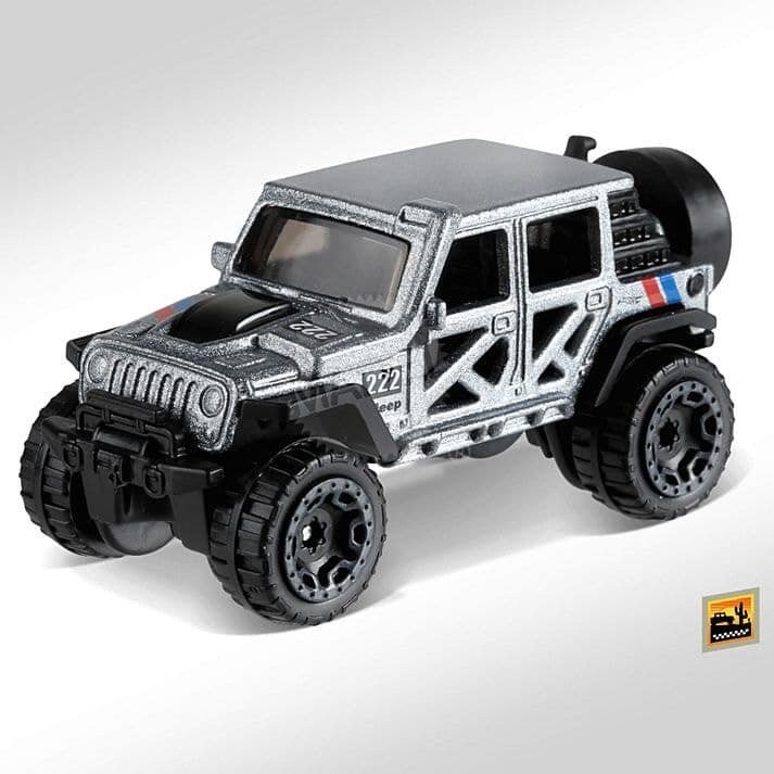 Original Hot Wheels 2021 Baja Blazers ’17 Jeep Wrangler 13/250 Grey